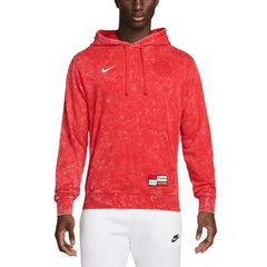 Nike Paris Saint-Germain Club Washed Pullover Hoodie - Red