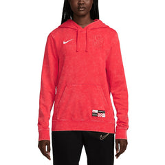 Nike Liverpool Women's 2024/25 Third Club Fleece Pullover Hoodie - Red