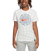 Nike Club America Youth Play T-Shirts - White