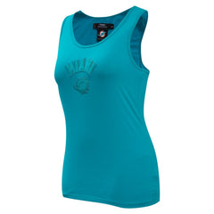 Miami Dolphins Pro Standard Women's Triple Tonal Racerback Tank Top Aqua - NFL