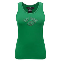 New York Jets Pro Standard Women's Triple Tonal Racerback Tank Top Kelly Green - NFL