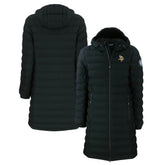Minnesota Vikings Cutter & Buck Women's Mission Ridge Repreve Eco Insulated Long Full-Zip Puffer Jacket Black - NFL