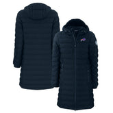 Buffalo Bills Cutter & Buck Women's Mission Ridge Repreve Eco Insulated Long Full-Zip Puffer Jacket Navy - NFL