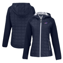 Buffalo Bills Cutter & Buck Women's Rainier Primaloft Eco Full-Zip Hybrid Jacket Navy - NFL