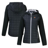 Cincinnati Bengals Cutter & Buck Women's Rainier Primaloft Eco Full-Zip Hybrid Jacket Black - NFL