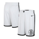 Nike - Brooklyn Nets 2024/25 Association Edition Swingman Shorts - White