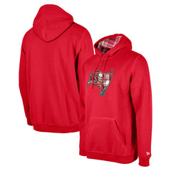 Tampa Bay Buccaneers New Era 3rd Down Plaid Pullover Hoodie Red - NFL