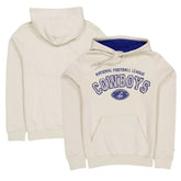 Dallas Cowboys New Era Historic 3rd Down Pullover Hoodie Cream - NFL