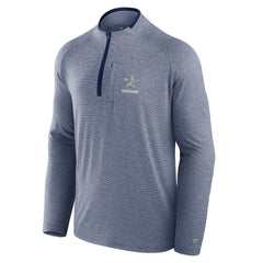 Dallas Cowboys Unisex Front Office Performance Primary Quarter-Zip Jacket Navy - Fanatics