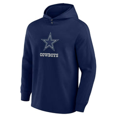 Dallas Cowboys Elements Blaze Tri-Blend Long Sleeve Hoodie T-Shirt Navy - Fanatics