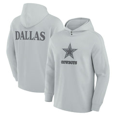 Dallas Cowboys Elements Blaze Tri-Blend Long Sleeve Hoodie T-Shirt Gray - Fanatics