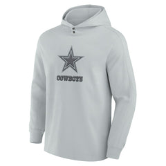 Dallas Cowboys Elements Blaze Tri-Blend Long Sleeve Hoodie T-Shirt Gray - Fanatics