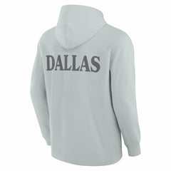 Dallas Cowboys Elements Blaze Tri-Blend Long Sleeve Hoodie T-Shirt Gray - Fanatics