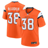 Jaleel McLaughlin Denver Broncos Team Game Jersey Orange - Nike