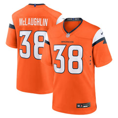 Jaleel McLaughlin Denver Broncos Team Game Jersey Orange - Nike