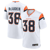 Jaleel McLaughlin Denver Broncos Game Jersey White - Nike