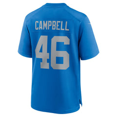 Jack Campbell Detroit Lions Alternate Game Jersey Blue - Nike