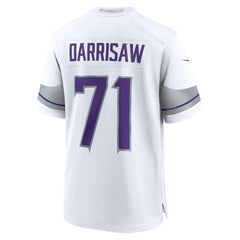 Christian Darrisaw Minnesota Vikings Alternate Game Jersey White - Nike