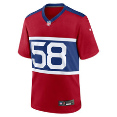 Bobby Okereke New York Giants Alternate Player Game Jersey Century Red - Nike