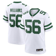 Quincy Williams New York Jets Game Jersey Legacy White - Nike