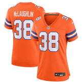 Jaleel McLaughlin Denver Broncos Women's Mile High Collection 1977 Throwback Player Game Jersey Orange - Nike