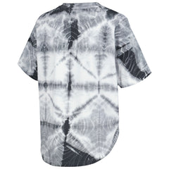 NBA - Los Angeles Lakers G-III 4Her by Carl Banks Women's Tournament Raglan Oversized Tie-Dye V-Neck T-Shirt - Black