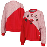 NBA - Chicago Bulls G-III 4Her by Carl Banks Women's Benches Split Pullover Sweatshirt - Red