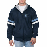 NBA - Memphis Grizzlies G-III Sports by Carl Banks Contender Full-Zip Hoodie Jacket - Navy