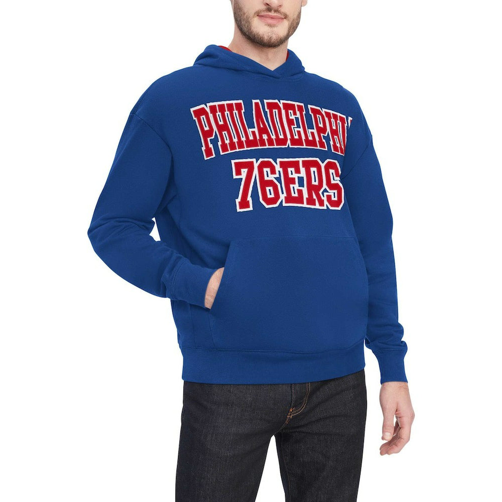 NBA - Philadelphia 76ers Tommy Jeans Greyson Pullover Hoodie - Royal