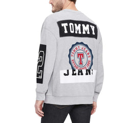 NBA - Brooklyn Nets Tommy Jeans Hayes Crew Neck Pullover Sweatshirt - Heather Gray