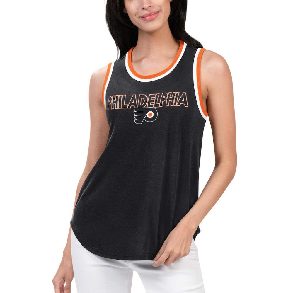 Philadelphia Flyers - G-III 4Her by Carl Banks Women's Strategy Tank Top Black