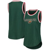 Minnesota Wild - G-III 4Her by Carl Banks Women's Strategy Tank Top Green