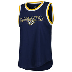 Nashville Predators - G-III 4Her by Carl Banks Women's Strategy Tank Top Navy