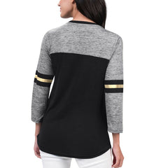 Vegas Golden Knights G-III 4Her by Carl Banks Women's Play The Game 3/4-Sleeve T-Shirt Black