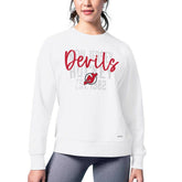 New Jersey Devils - MSX by Michael Strahan Women's Millie Raglan Pullover Sweatshirt White
