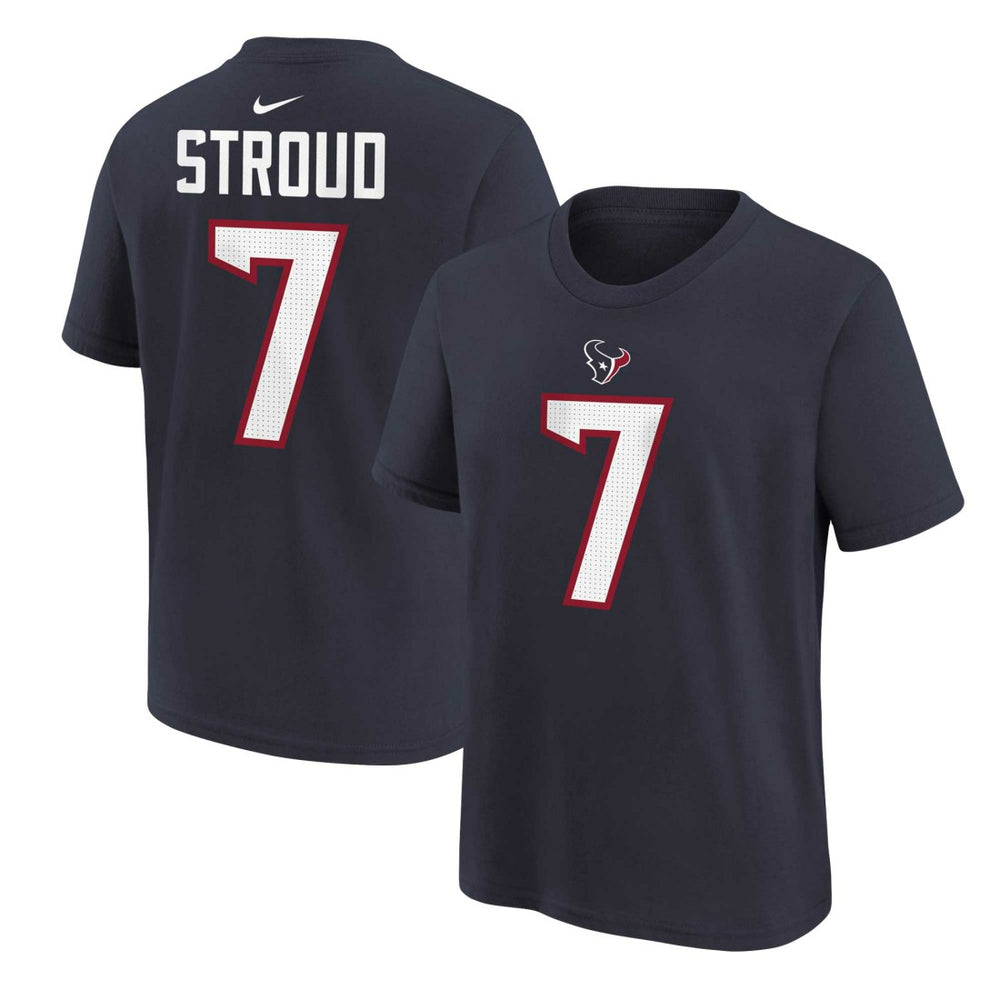C.J. Stroud Houston Texans Preschool Player Name & Number T-Shirt Navy - Nike
