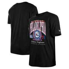 New Era - Philadelphia 76ers Unisex Oversized Essentials Boxy T-Shirt - Black
