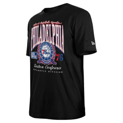 New Era - Philadelphia 76ers Unisex Oversized Essentials Boxy T-Shirt - Black