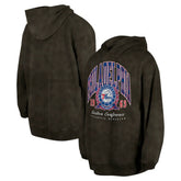 New Era - Philadelphia 76ers Unisex Oversized Essentials Pigment Wash Fleece Pullover Hoodie - Charcoal