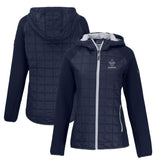New Orleans Saints Cutter & Buck Women's Americana Rainier Primaloft Eco Full-Zip Hybrid Jacket Navy - NFL
