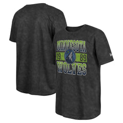 New Era - Minnesota Timberwolves Enzyme Washed Oversized T-Shirt - Black