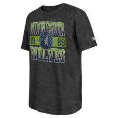 New Era - Minnesota Timberwolves Enzyme Washed Oversized T-Shirt - Black