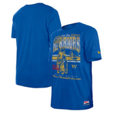 New Era - Golden State Warriors Enzyme Wash Oversized T-Shirt - Royal
