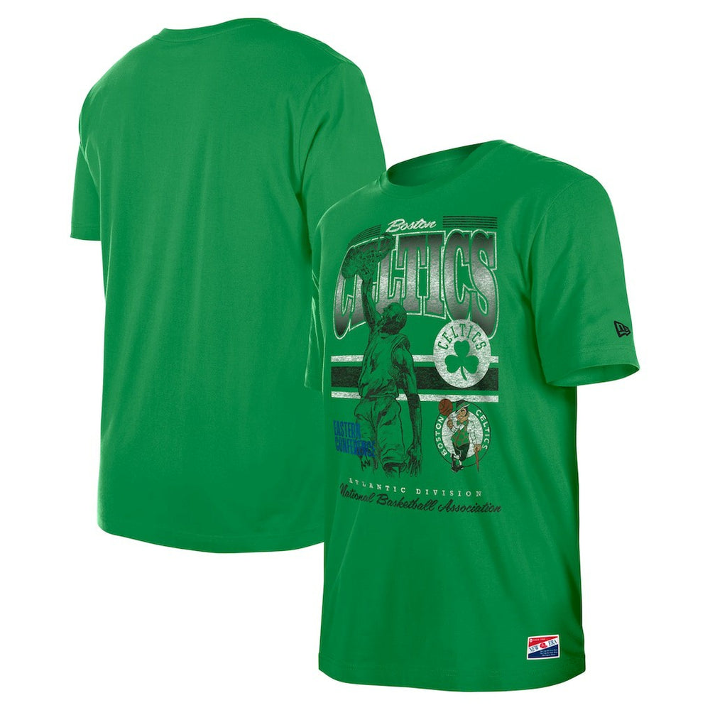 New Era - Boston Celtics Enzyme Wash Oversized T-Shirt - Kelly Green