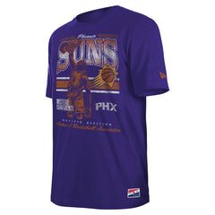 New Era - Phoenix Suns Enzyme Wash Oversized T-Shirt - Purple
