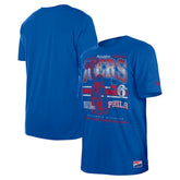 New Era - Philadelphia 76ers Enzyme Wash Oversized T-Shirt - Royal