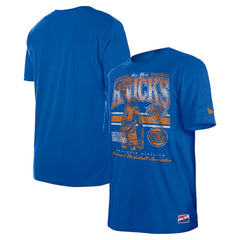 New Era - New York Knicks Enzyme Wash Oversized T-Shirt - Blue