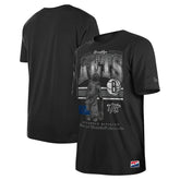 New Era - Brooklyn Nets Enzyme Wash Oversized T-Shirt - Black