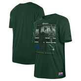 New Era - Milwaukee Bucks Enzyme Wash Oversized T-Shirt - Hunter Green