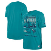 New Era - Charlotte Hornets Enzyme Wash Oversized T-Shirt - Teal